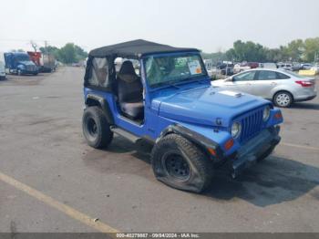  Salvage Jeep Wrangler