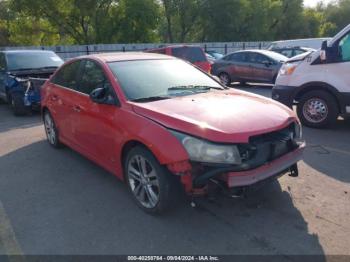  Salvage Chevrolet Cruze