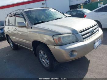  Salvage Toyota Highlander