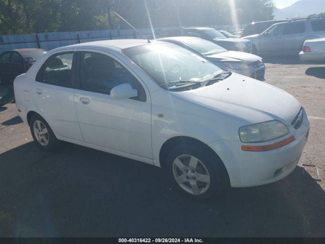  Salvage Chevrolet Aveo