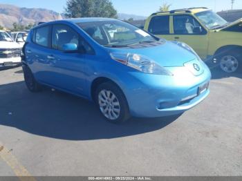  Salvage Nissan LEAF