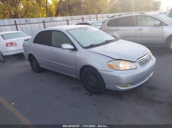  Salvage Toyota Corolla