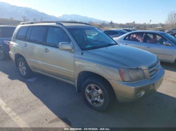  Salvage Toyota Highlander