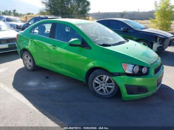  Salvage Chevrolet Sonic