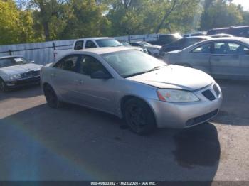  Salvage Pontiac G6