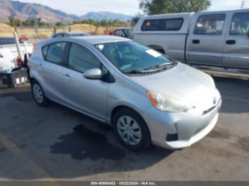  Salvage Toyota Prius c