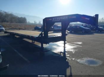  Salvage Stryker Gooseneck Trailer 7h