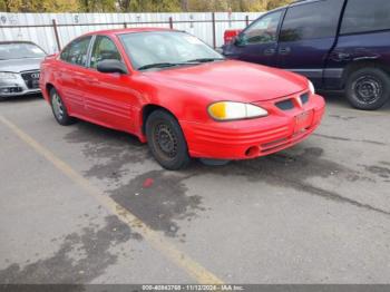  Salvage Pontiac Grand Am