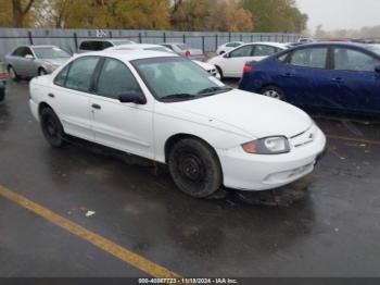  Salvage Chevrolet Cavalier