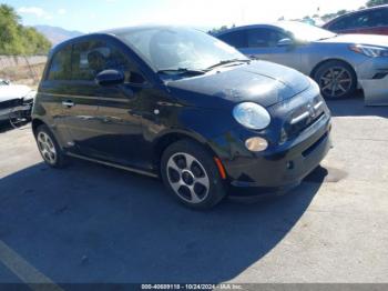  Salvage FIAT 500e