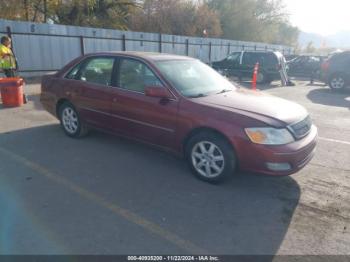  Salvage Toyota Avalon