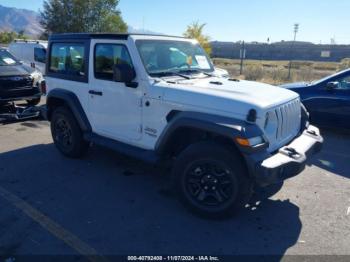  Salvage Jeep Wrangler