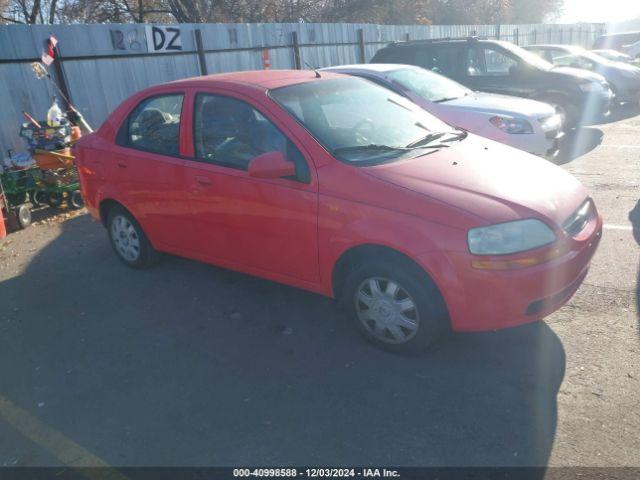  Salvage Chevrolet Aveo