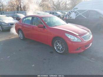  Salvage INFINITI G37x