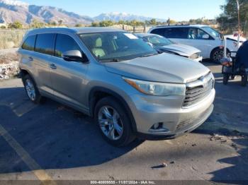  Salvage Toyota Highlander