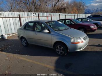  Salvage Chevrolet Aveo