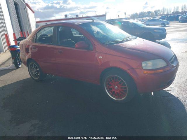  Salvage Chevrolet Aveo