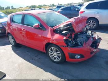  Salvage Chevrolet Sonic