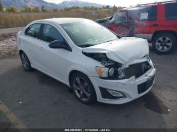  Salvage Chevrolet Sonic