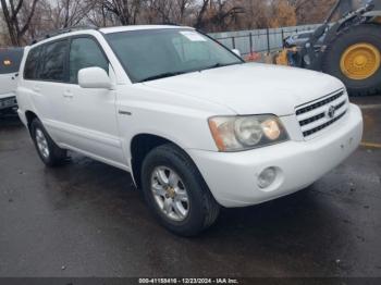  Salvage Toyota Highlander