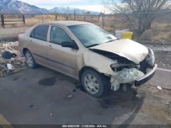  Salvage Toyota Corolla