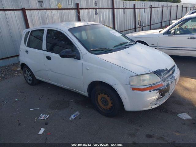  Salvage Chevrolet Aveo