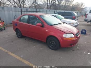  Salvage Chevrolet Aveo