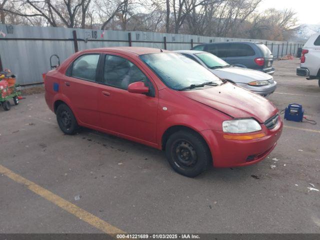  Salvage Chevrolet Aveo