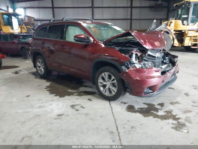  Salvage Toyota Highlander