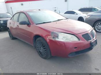  Salvage Pontiac G6