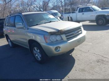  Salvage Toyota Highlander