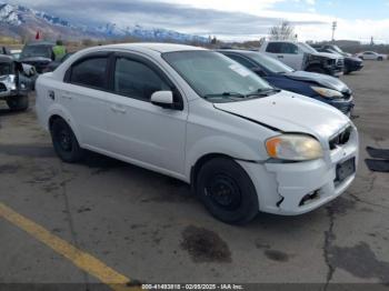  Salvage Chevrolet Aveo