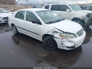  Salvage Toyota Corolla