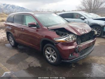  Salvage Toyota Highlander