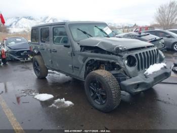  Salvage Jeep Wrangler