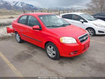  Salvage Chevrolet Aveo