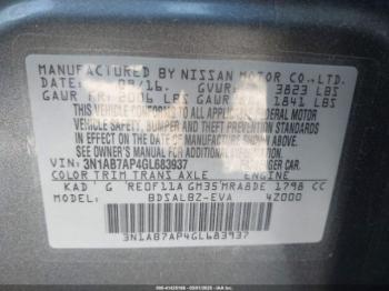  Salvage Nissan Sentra