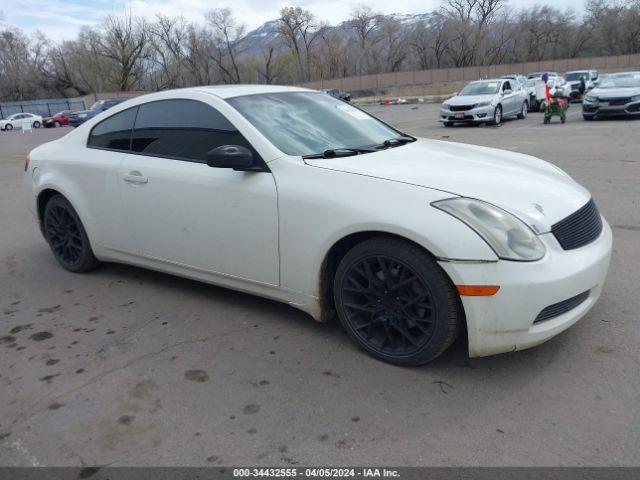  Salvage INFINITI G35