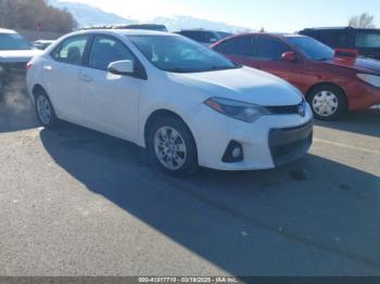  Salvage Toyota Corolla