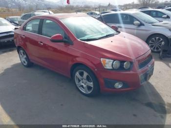  Salvage Chevrolet Sonic