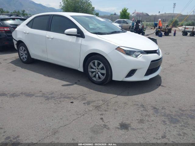  Salvage Toyota Corolla