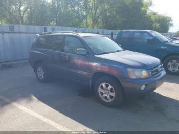  Salvage Toyota Highlander