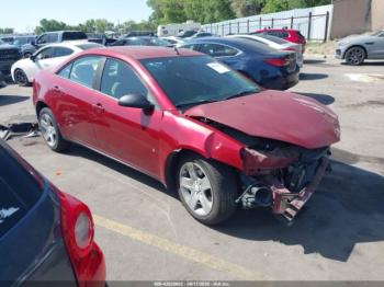 Salvage Pontiac G6
