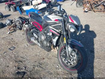  Salvage Triumph Motorcycle Street Triple