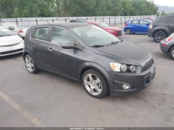  Salvage Chevrolet Sonic