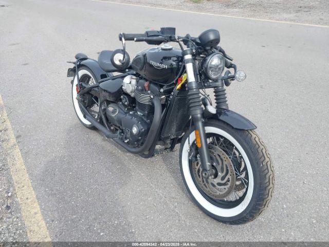  Salvage Triumph Motorcycle Bonneville