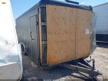  Salvage Interstate West Corp Enclosed Trailer 7 X 20