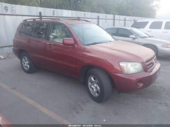  Salvage Toyota Highlander