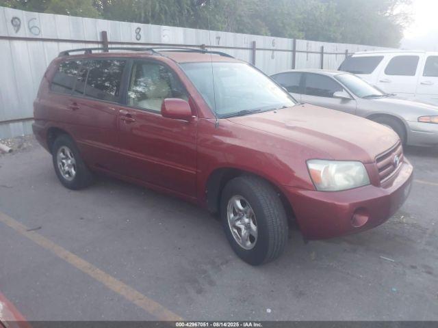  Salvage Toyota Highlander