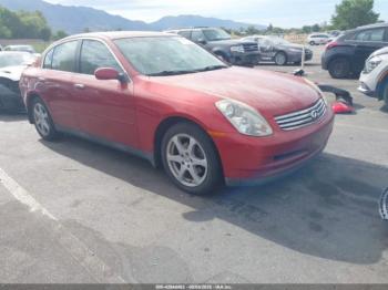  Salvage INFINITI G35x